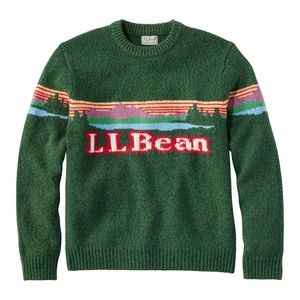 Men's Bean's Classic Ragg Wool Sweater, Crewneck, Intarsia